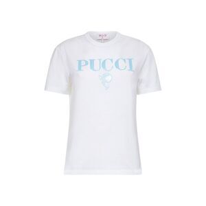 Pucci Women White Cotton Jersey Logo T-Shirt